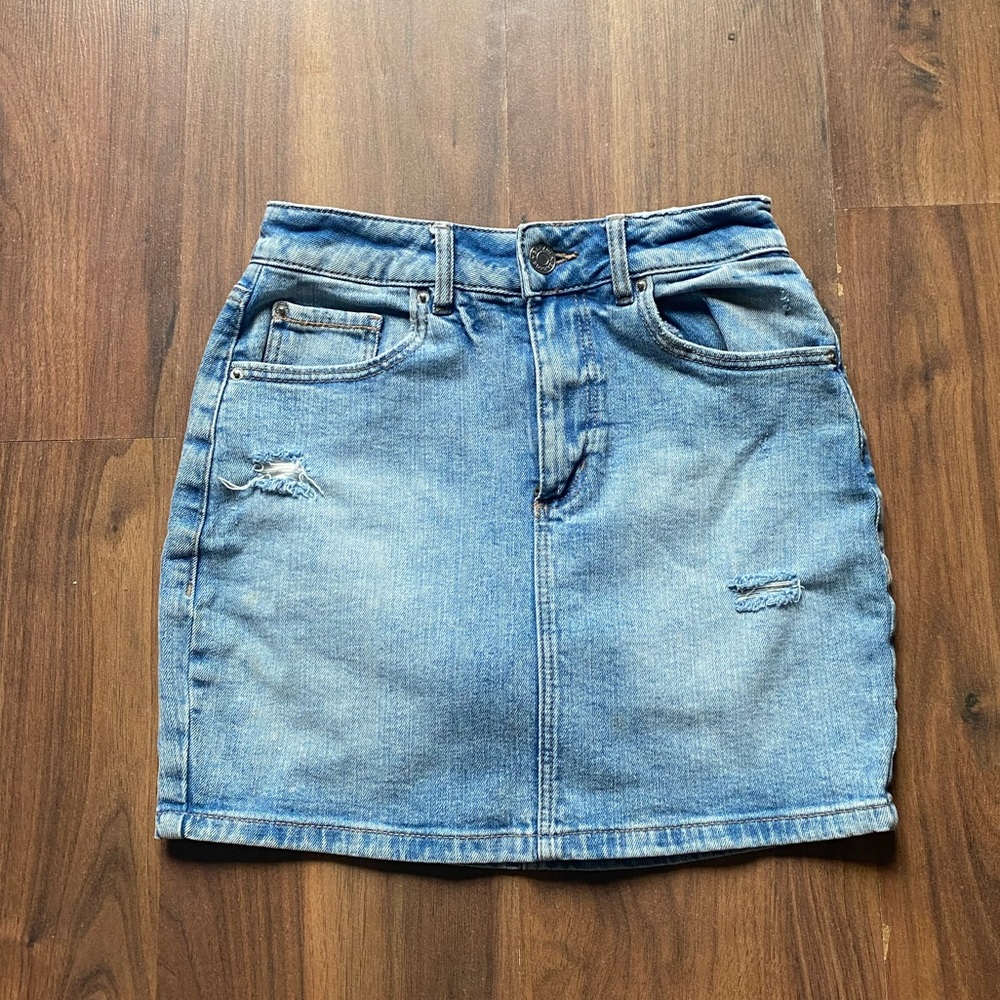 Garage Denim Skirt